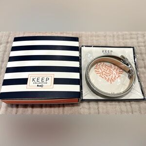 KEEP Collective Gray and Gold Bracelet